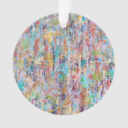 Fallende Blätter Akrylverzierung Ornament (Vorderseite)