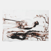 Fallende Blätter American MoJo Küchentuch (Horizontal)