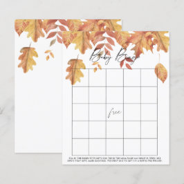 Fallende Blätter - Baby-Bingo-Spiel