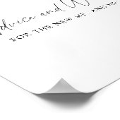 Fallende Blätter - Beratung und Wünsche Poster (Ecke)