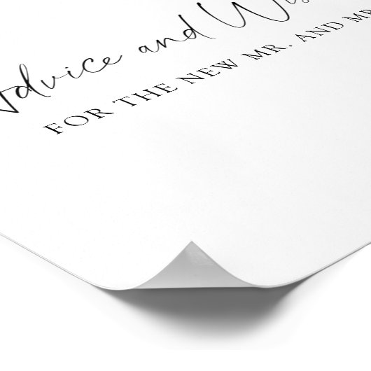 Fallende Blätter - Beratung und Wünsche Poster (Ecke)