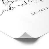 Fallende Blätter - BÜCHERKARTEN UND GIFTS-Plakat Poster (Ecke)