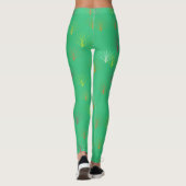 Fallende Blätter des Herbstes Leggings (Rückseite)