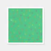 Fallende Blätter des Herbstes Serviette (Vorderseite)