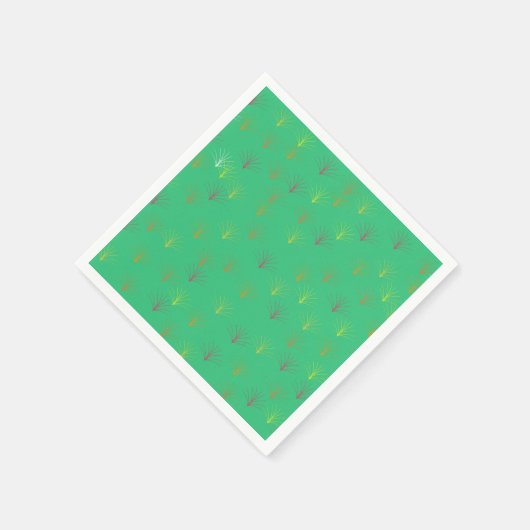 Fallende Blätter des Herbstes Serviette (Ecke)