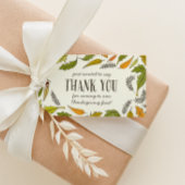 Fallende Blätter Erntedank Danke Geschenkanhänger