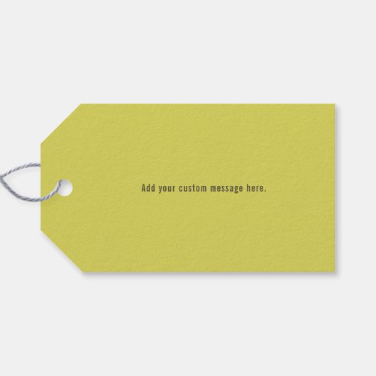 Fallende Blätter Erntedank Danke Geschenkanhänger (Rückseite Horizontal)