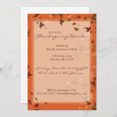 Fallende Blätter Erntedank Party Einladungen (Vorne/Hinten)