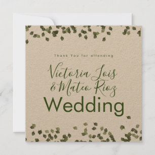 Fallende Blätter Fall Danke Rustikale Hochzeit