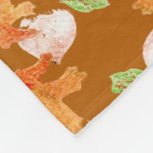 Fallende Blätter Fleece Blanket (Ecke)