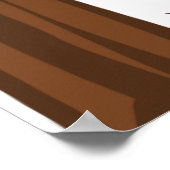 Fallende Blätter für Herbstausbeute Poster (Ecke)