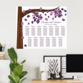 Fallende Blätter für Herbstausbeute Poster (Heimbüro)