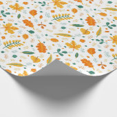 Fallende Blätter Geschenkpapier (Ecke)