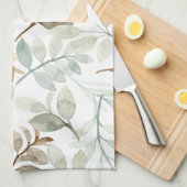 Fallende Blätter Geschirrtuch (Viertel Falte)