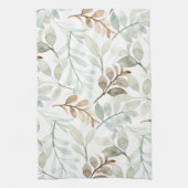 Fallende Blätter Geschirrtuch (Vertikal)