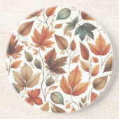 Fallende Blätter Getränkeuntersetzer (Vorne)