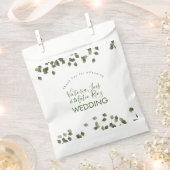 Fallende Blätter Herbst Grüne Danke Geschenktütchen (Ausgeschnitten)