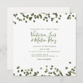 Fallende Blätter Herbst Rustikale Hochzeit (Vorne/Hinten)