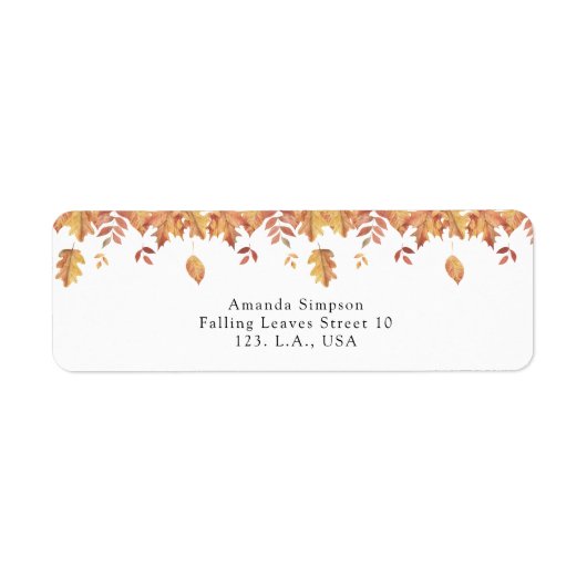 Fallende Blätter Herbstbrause (Vorne)