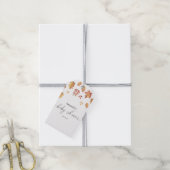 Fallende Blätter Herbstbrause Geschenkanhänger (Mit Garn)