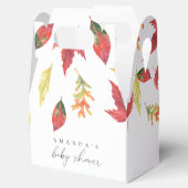 Fallende Blätter Herbstbrause Geschenkschachtel (Geöffnet)