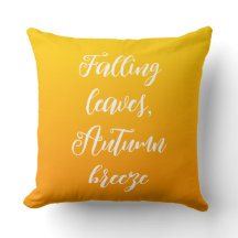 Fallende Blätter Herbstwind