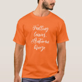 Fallende Blätter Herbstwind T-Shirt (Vorderseite)