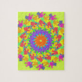 Fallende Blätter im Herbst (Abstrakte Kunst) Puzzle (Vertikal)