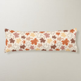 Fallende Blätter im natürlichen Erdherbstdesign Seitenschläferkissen