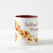 Fallende Blätter Kaffee-Tasse Tasse (Zentrum)