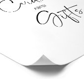 Fallende Blätter - KARTEN UND GIFTS-Plakat Poster (Ecke)