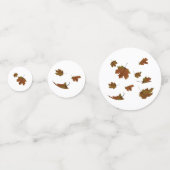 Fallende Blätter Konfetti (Vorderseiten)