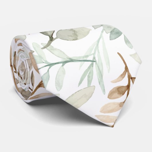 Fallende Blätter Krawatte (Gerollt)