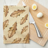Fallende Blätter Küchentuch (Viertel Falte)