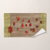 Fallende Blätter Landschaft Badhandtuch Set (Handtuch)