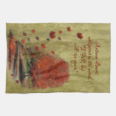 Fallende Blätter Landschaft Küche Handtuch (Horizontal)