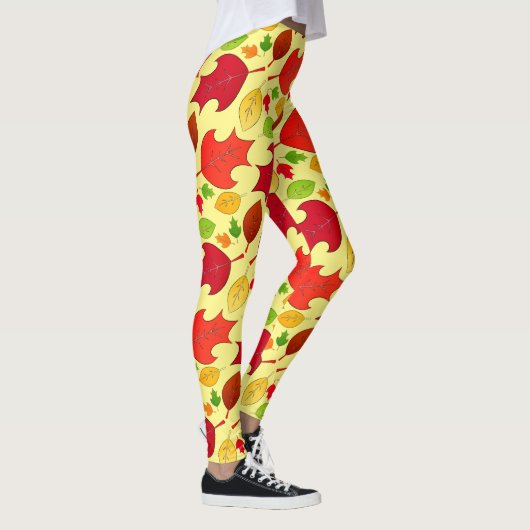 Fallende Blätter Leggings (Rechts)