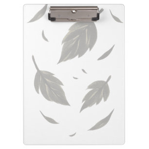 Fallende Blätter - Minimalistische Tinte Klemmbrett