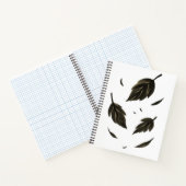 Fallende Blätter - Minimalistische Tinte Notizblock (Innenseite)