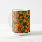 Fallende Blätter Muster für Herbst Kaffeetasse (Vorderseite Links)