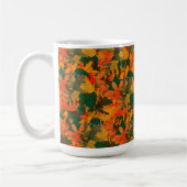 Fallende Blätter Muster für Herbst Kaffeetasse (Links)