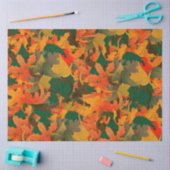 Fallende Blätter Muster für Herbst Seidenpapier (Basteln)