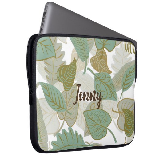 Fallende Blätter Notebook-Sieb Laptopschutzhülle (Vorne Rechts)