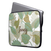 Fallende Blätter Notebook-Sieb Laptopschutzhülle (Vorderseite Links)