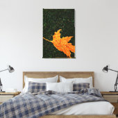 Fallende Blätter Ölgemälde gezackte Canvas drucken Leinwanddruck (Insitu (Schlafzimmer))