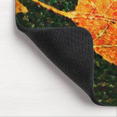 Fallende Blätter Ölgemälde Mouse Pad Mousepad (Ecke)