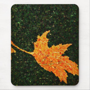 Fallende Blätter Ölgemälde Mouse Pad Mousepad