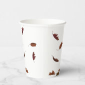 Fallende Blätter Pappbecher (Rechts)