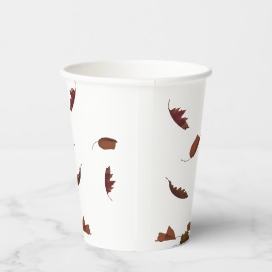 Fallende Blätter Pappbecher (Rechts)