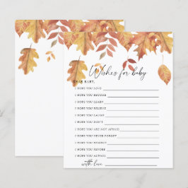 Fallende Blätter - Party | Wünsche für Babyspiel